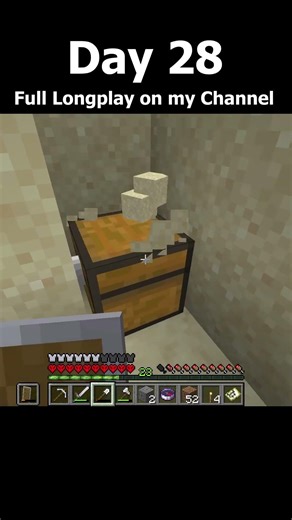 Day 28/1000 Minecraft Hardcore #minecraft #minecrafthardcore