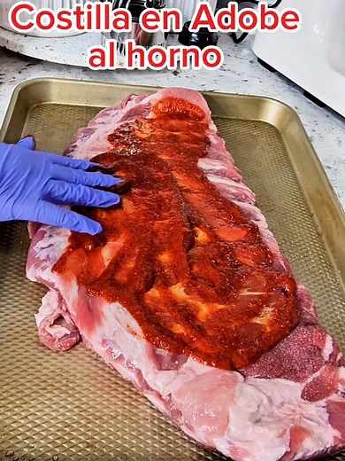 Costilla de Cerdo Adobada al Horno: Receta Fácil