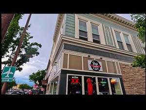 Walking Downtown Montrose Colorado in the Rain