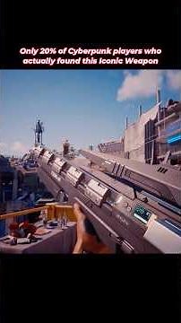 Only 20% of Cyberpunk players who actually found this Iconic Weapon #cyberpunk #cyberpunk2077