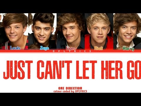 Just Can't Let Her Go - One Direction (Colour Coded Lyrics) Demo version