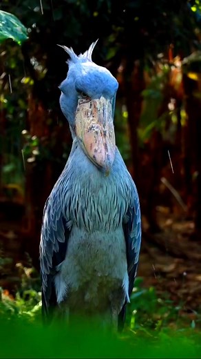 66K views · 3K reactions | In a world of noise, the Shoebill rules through silence and intense focus.捻 | Shoebill Stork | Facebook