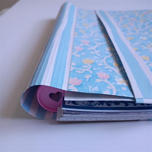 Discbound Planner Cover | Printable Planner Cover PDF | Happy Planner Cover | Blue Floral - Digital Download - Etsy