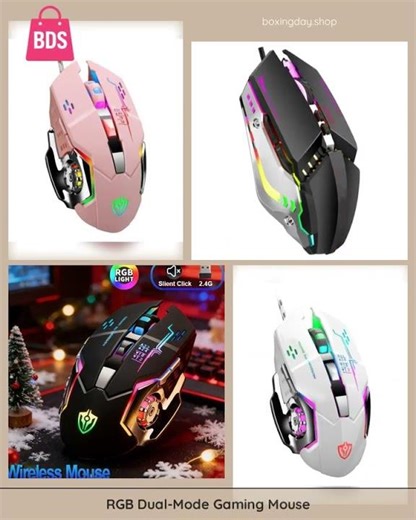 RGB Dual-Mode Gaming Mouse