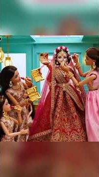 💍 Emotional Barbie Indian Wedding Story | Bride Farewell & Flower Baggi Scene | Mini Doll World