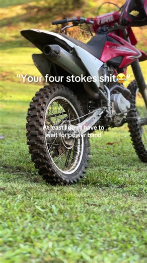 Four stroke on top
