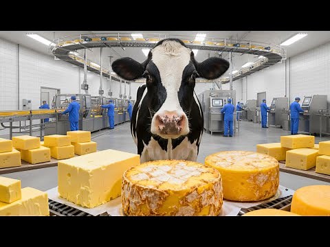 Inside the Cow Cheese Factory - The SECRET Behind Making the Most EXPENSIVE Cheeses