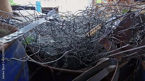 Advanced metal recycling processes: sorting, recovering, and reusing recyclable metals in industrial plants to promote sustainability and reduce environmental impact."