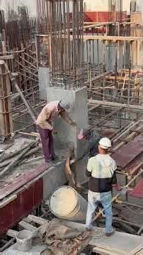 Random Site visit by Civil engineer #shorts #civil #civilengineering #column #construction #trending