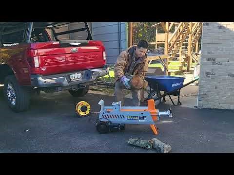 YARDMAX 9-ton electric log splitter
