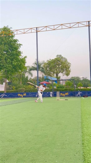 Just hear the bat sound 🔥👏. 9 year old boy hitting six 6️⃣