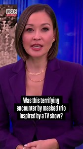A terrifying encounter took place in #Virginia where three masked strangers approached the front door of a home and threatened to kill the homeowners while demanding to come inside. As investigators continue the search for the trio, some are wondering if the encounter was inspired by a scene in the tv show "Task," a fictional HBO crime series starring Mark Ruffalo. Police say they remain hot on the trail of the veiled vagrants. | Inside Edition