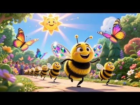 Bumble Bee Boogie 🐝🎶 | Fun Dance Song for Kids | Playful Nursery Rhyme