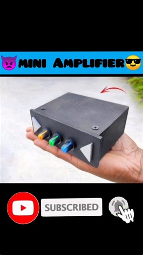 How To Make Mini Amplifier 😎👿🔊 #trending #shortsfeed #viralvideo