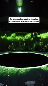 KRASOTA Dubai, one of the city’s leading gastro-theatre experiences, is designed for an intimate audience of just 20 guests per show.The venue transports you into a fully immersive world, where haute cuisine by chef Vladimir Mukhin meets latest immersive technologies and storytelling.Step into KRASOTA’s multisensory journeys with three bespoke productions — Imaginary Art, Imaginary Future and Imaginary Russia. Each experience includes a welcome selection of signature treats, a show paired with a