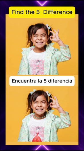 Find 5 differences #mindgame #picturedifference #puzzlegame #games #reelchallenge