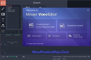 Movavi video editor keys