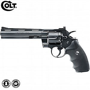 Achetez en ligne Revolver CO2 6" Plomb / BB Colt Python 357 Polymère de la COLT • Boutique de Revolver CO2 • Mundilar Airguns