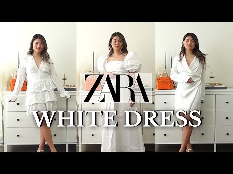 ZARA WHITE DRESS | TRY ON HAUL | SPRING SUMMER 2022