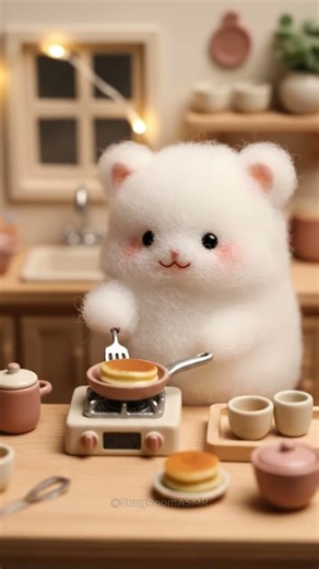 ASMR: Wisp Making Cute Little Donuts 🍩✨ #cuteasmr #snug #kawaii #asmr #aesthetic