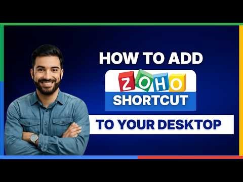 How to add a Zoho shortcut to your desktop [FULL GUIDE]