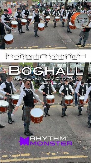 🔥 Fresh Snare Scores from Boghall! 🥁😈 #pipeband