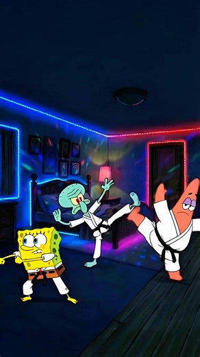 Which one is not sleeping ? 🛌 (SPONGE BOB) #spongebob #funny