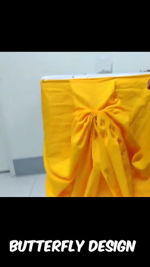 BUTTERFLY DESIGN TABLE SKIRTING TUTORIAL #tableskirting #tutorial