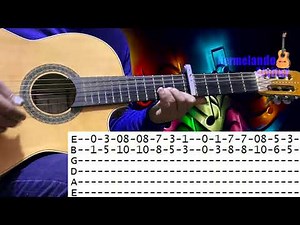 No Llores - Bertín y Lalo - Tutorial de Requinto - Explicado con Guitarra y Tabs - Popurrí de Cumbia
