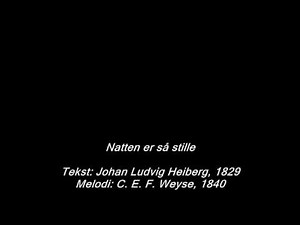 Natten er så stille