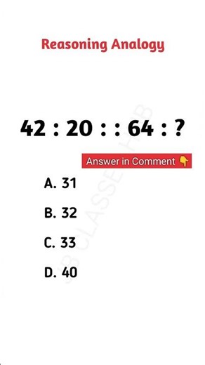 Check your IQ level 💡 #Numberanalogy #reasoning #shorts