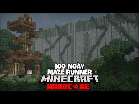 Kijay Sinh Tồn 100 NGÀY MINECRAFT THE MAZE RUNNER SIÊU KHÓ Cùng Với Siro, Kuro, Ozin, Kisa!!