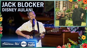 Jack Blocker slows it down with Kacey Musgraves's "Rainbow"! 🌈 #DisneyAulani 🌊 | American Idol
