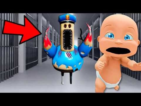 Baby Escapes HAUNTED PRISON in ROBLOX!