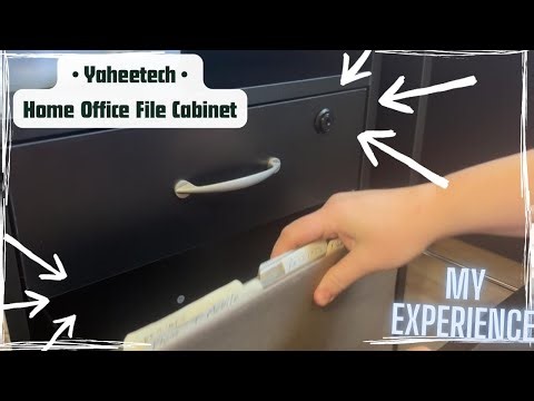 My Experience With : Yaheetech File Cabinet, Under Desk Vertical Cabinet with 2 Drawers and Open Com