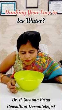 Dunking Your Face in Ice Water? How Useful it is? Dermatologist’s Explanation on Ice Facials #facial