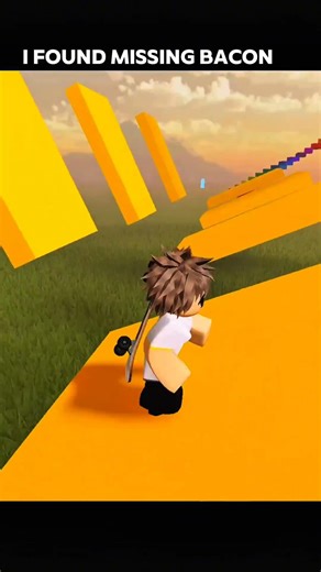 i found missing bacon 😔 #roblox