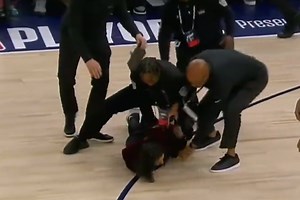 Grizzlies-Timberwolves Briefly Stopped After Another Protester Gets Tackled On Court (VIDEO)