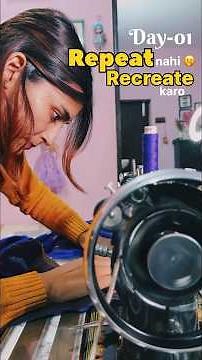 साड़ी से लहंगा 🌸🧿Fashion ka pehla rule Hai, Repeat Nahi Recreate karo kitni talented hun yar mai