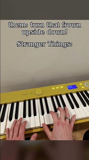 STRANGER THINGS - Theme Song Piano #strangerthings