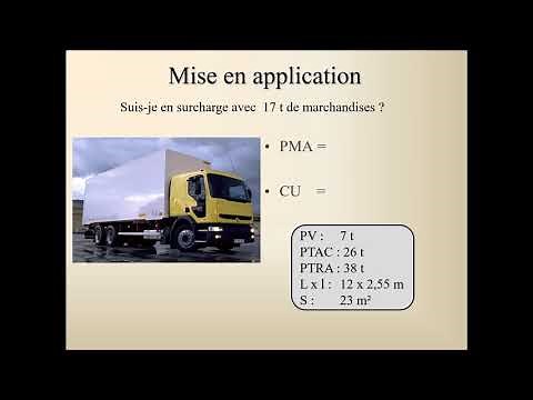 Calcul PMA, MMA porteur