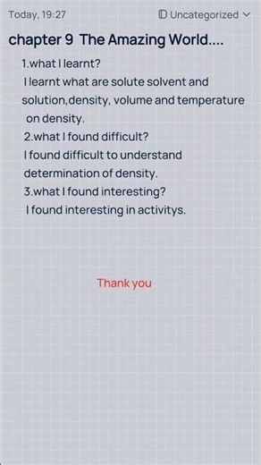 class 8 science learner diary chapter 9 The Amazing World of solutes, solvents and solutions