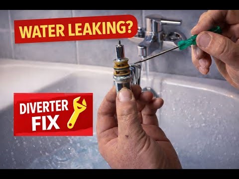 Water Leaking From Tub Spout? 🔧 Shower Diverter Repair