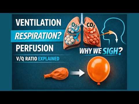 Ventilation vs Respiration vs Perfusion V:Q Ratio Explained — And Why We Sigh