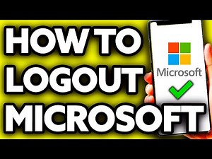 How To Logout of Microsoft Account on PC [Very EASY!]