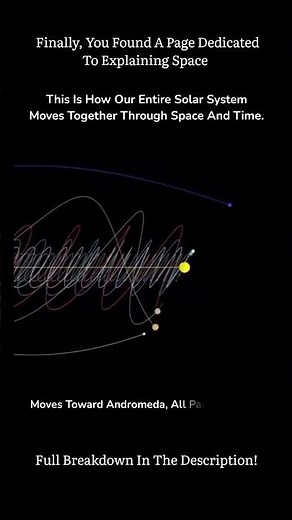 How the Entire Solar System Moves Through Space 🌌