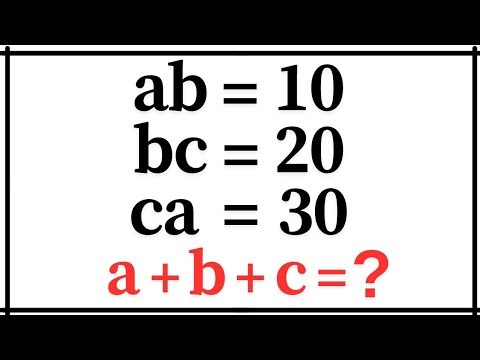 Math Olympiad | A Tricky Math Problem | Algebra Problem | Can You Solve This?