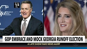 The Late Show succinctly captures the GOP's confused messaging on Georgia's special Senate elections
