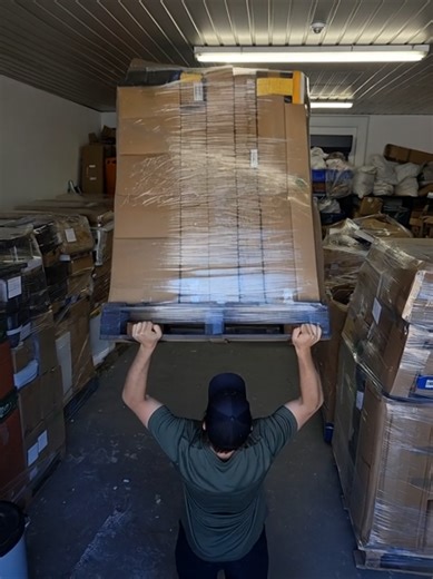 Pallet Challenge can you lift it? #challenge #stock #nationwide