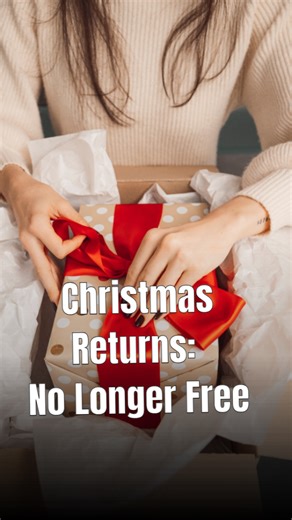 Several major retailers are introducing return fees — even for unopened gifts